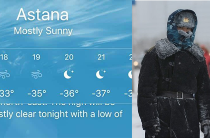 Astana’da Kutup Soğukları